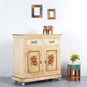 Wooden Handpainted Cabinet