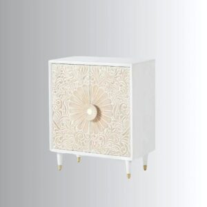 Wooden Carved Storage Unit