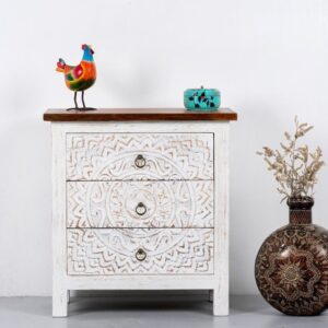 Wooden Carved Chest of Drawer
