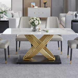The Elegance Dining Table With Chairs