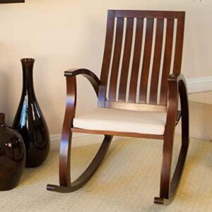 Wooden Hand Carved Rocking Chair