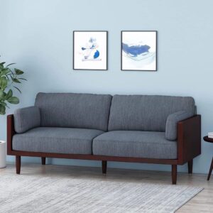 Wooden Artistic Teak Wood 2 Seater Sofa