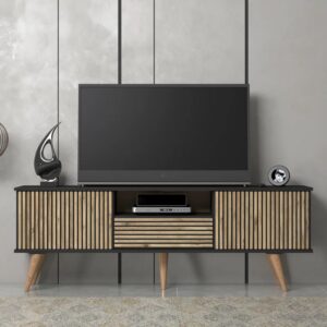 Wooden Indian TV Unit with Drawer Furniture