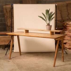 Wooden Artistic Solid Teak Wood Study Table