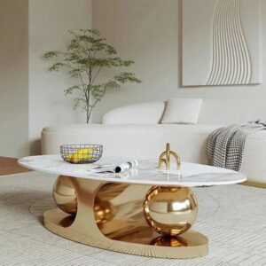Antique Golden Embrace Coffee Table