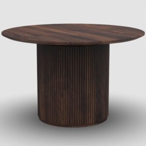 Handmade Mango Wood Round Dining Table