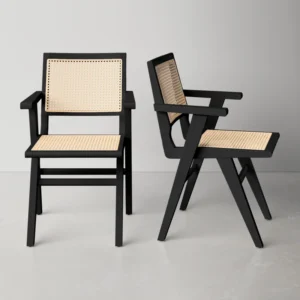 Cane Arm Chair (Set of 2)
