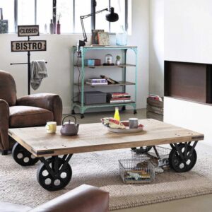 Handcrafted Mango Wood Coffee Table