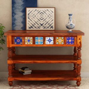 Handcrafted Console Table Sheesham Wood