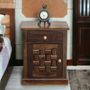 Sheesham Wood Bedside Table