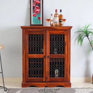 Wooden  Sheesham Wood Bar Cabinet
