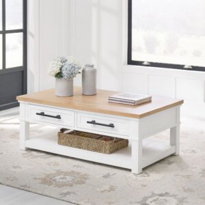 Antique White Design Coffee Table