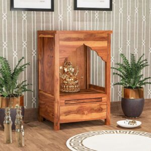 Wooden Handmade Bhakti Home Temple