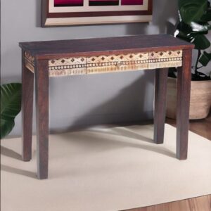 Handcrafted Natural Console Table