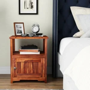 Solid Wood Nightstand Bedside
