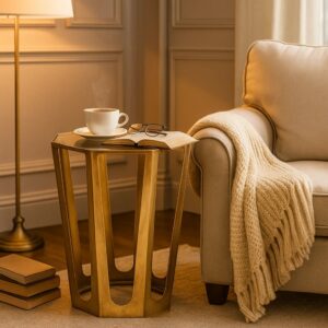 Metal Modern End Table